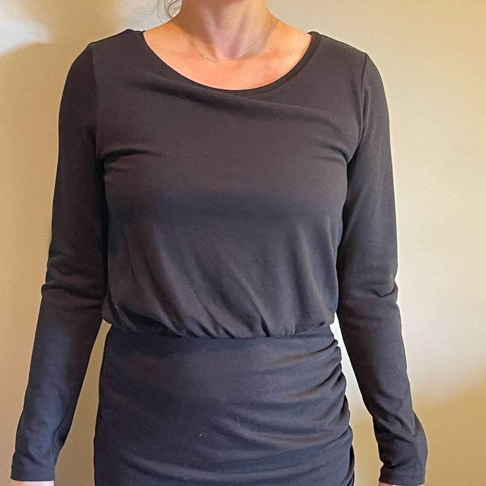 Black mini dress